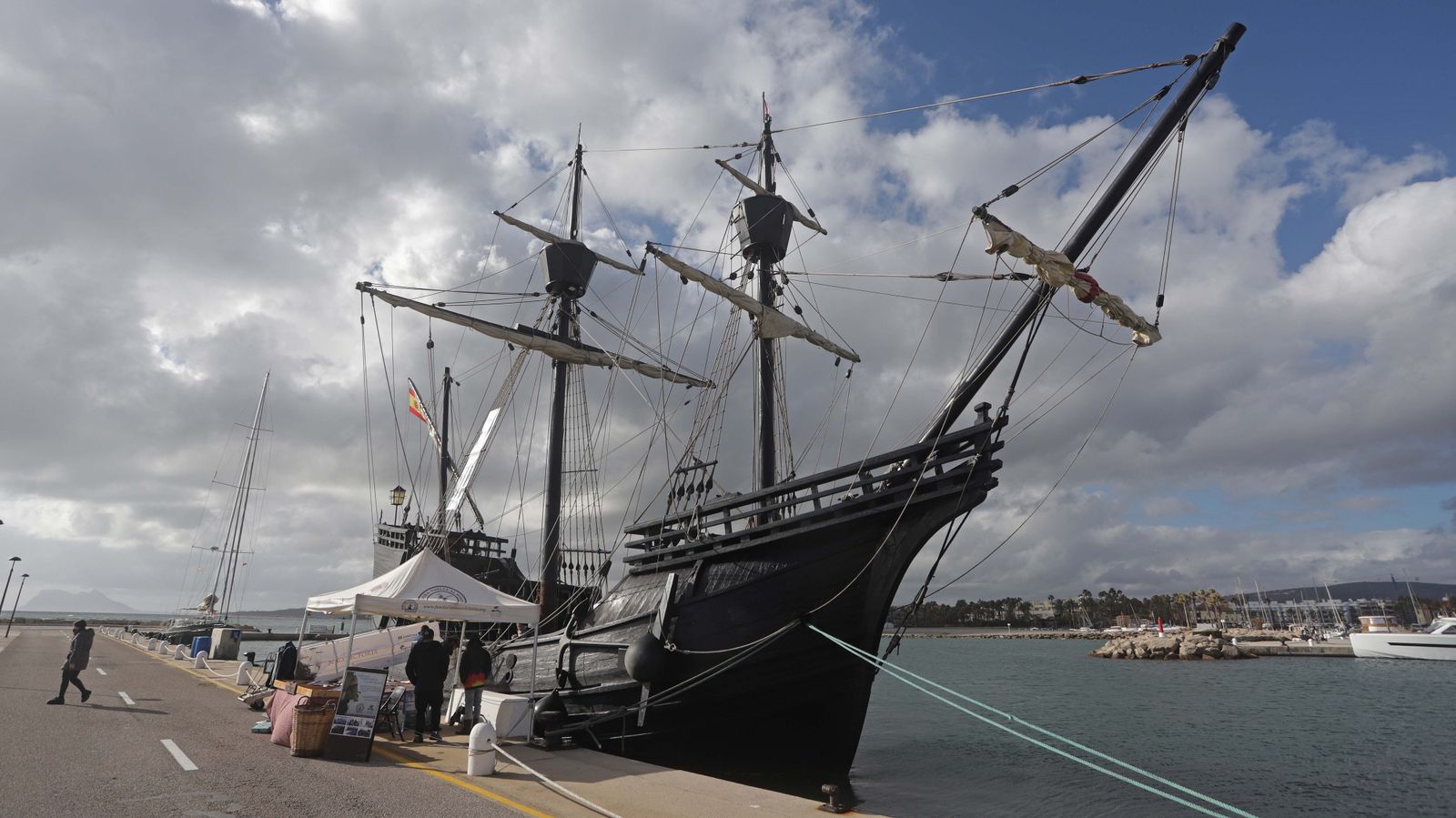 Fotos de la 'Nao Victoria' en Sotogrande