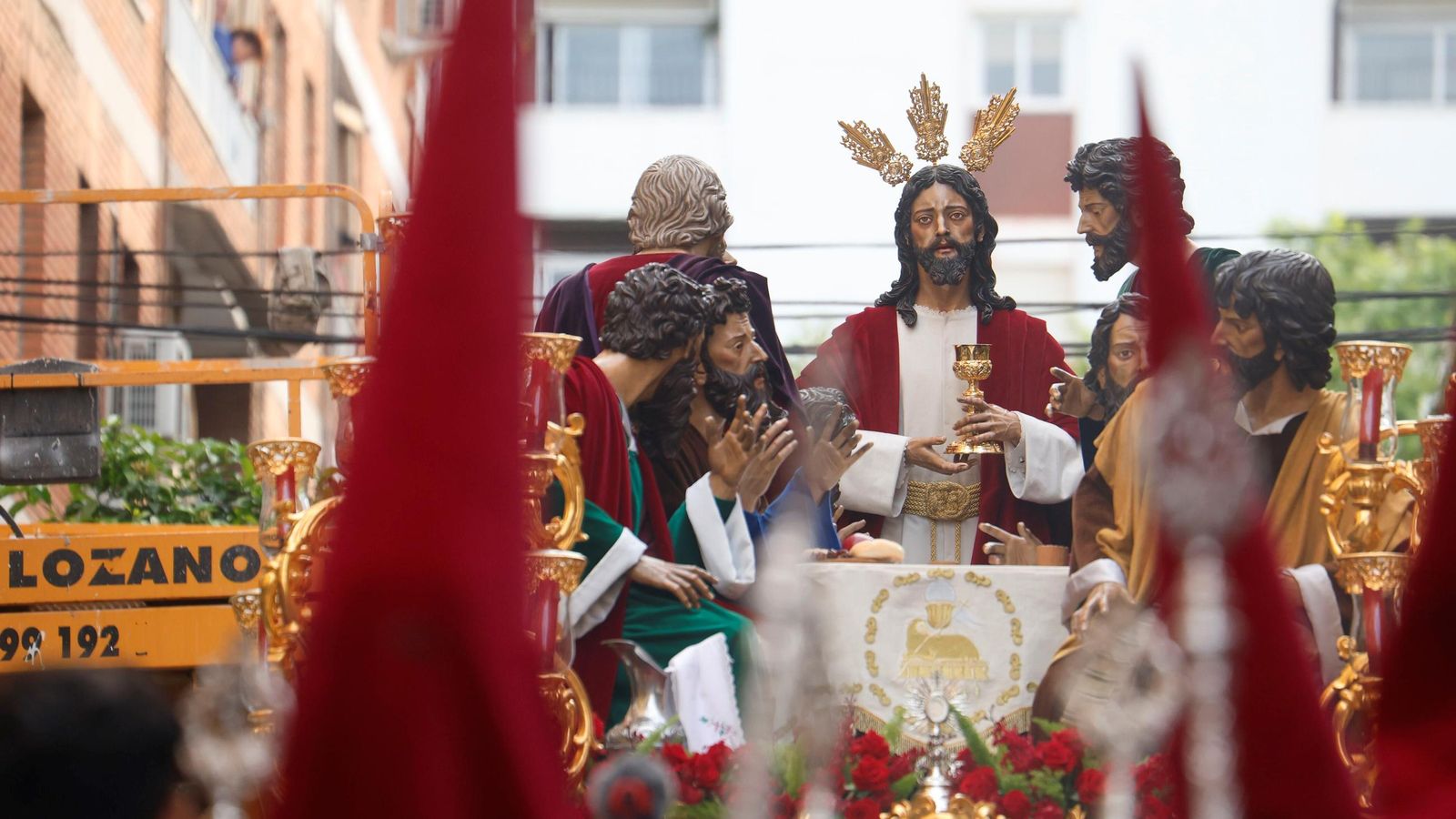 Paso de misterio de la Sagrada Cena