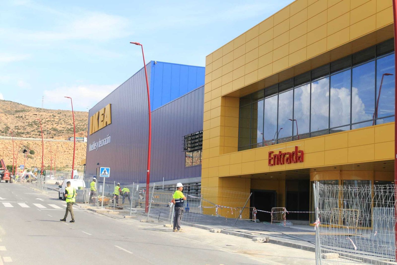 Las imágenes de cómo avanzan las obras de IKEA Almería