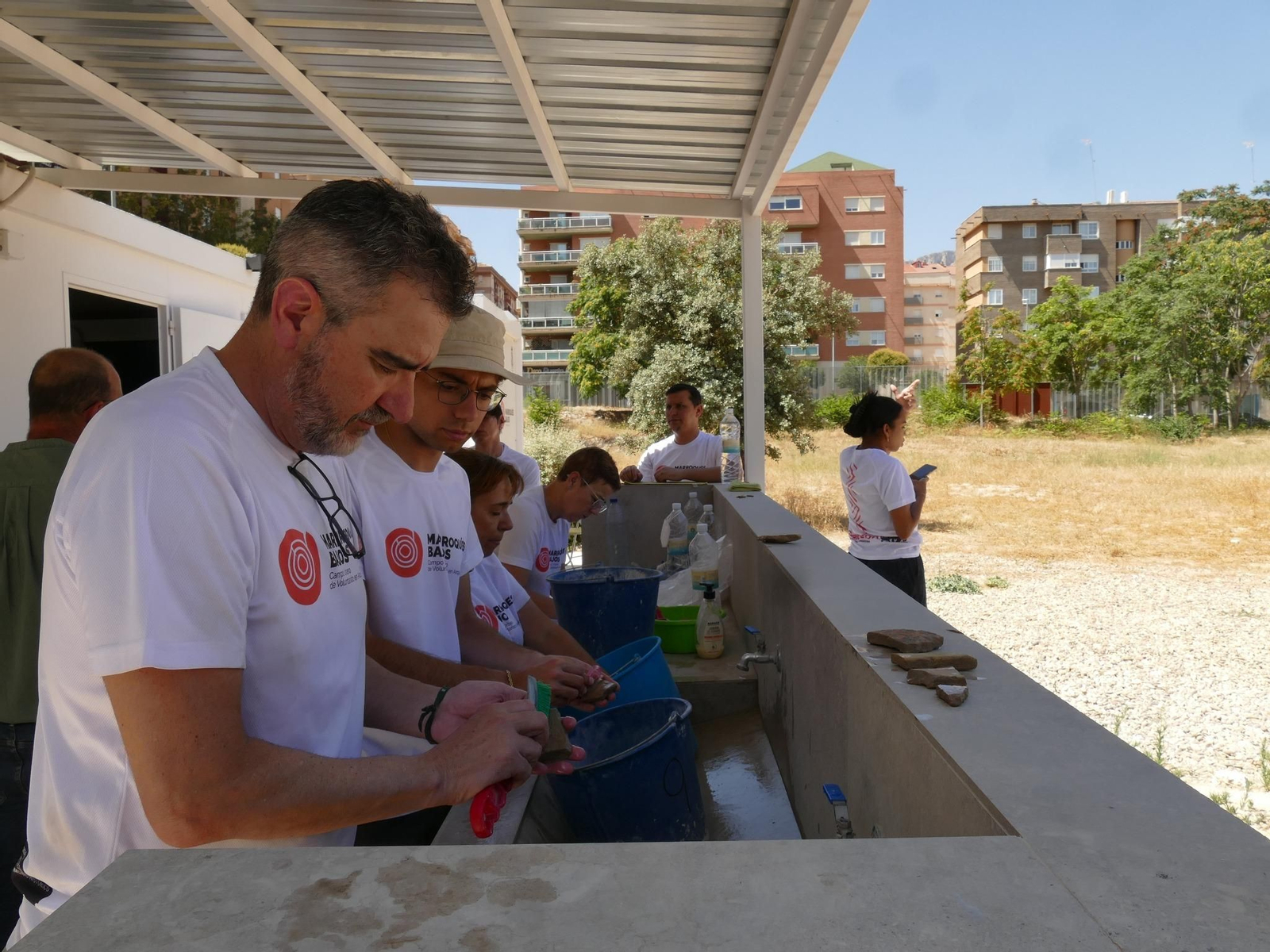 Así está siendo el Campo de Voluntariado de Marroquíes Bajos en 2024