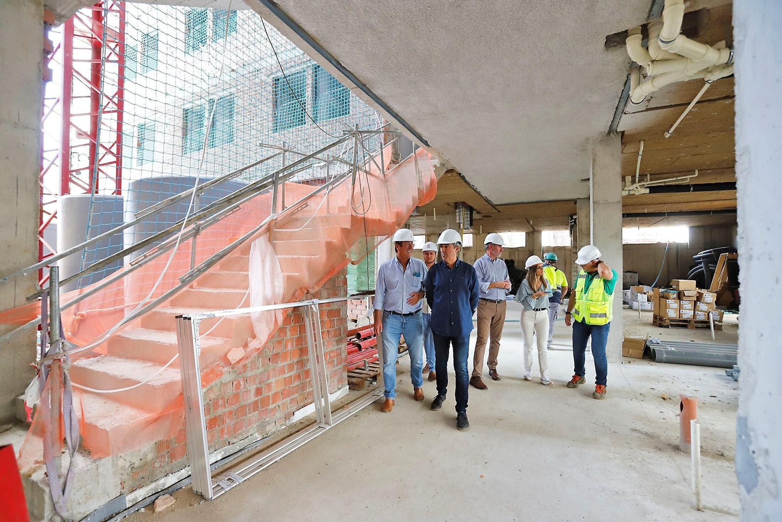 Imágenes de las obras de la residencia de estudiantes de Huelva