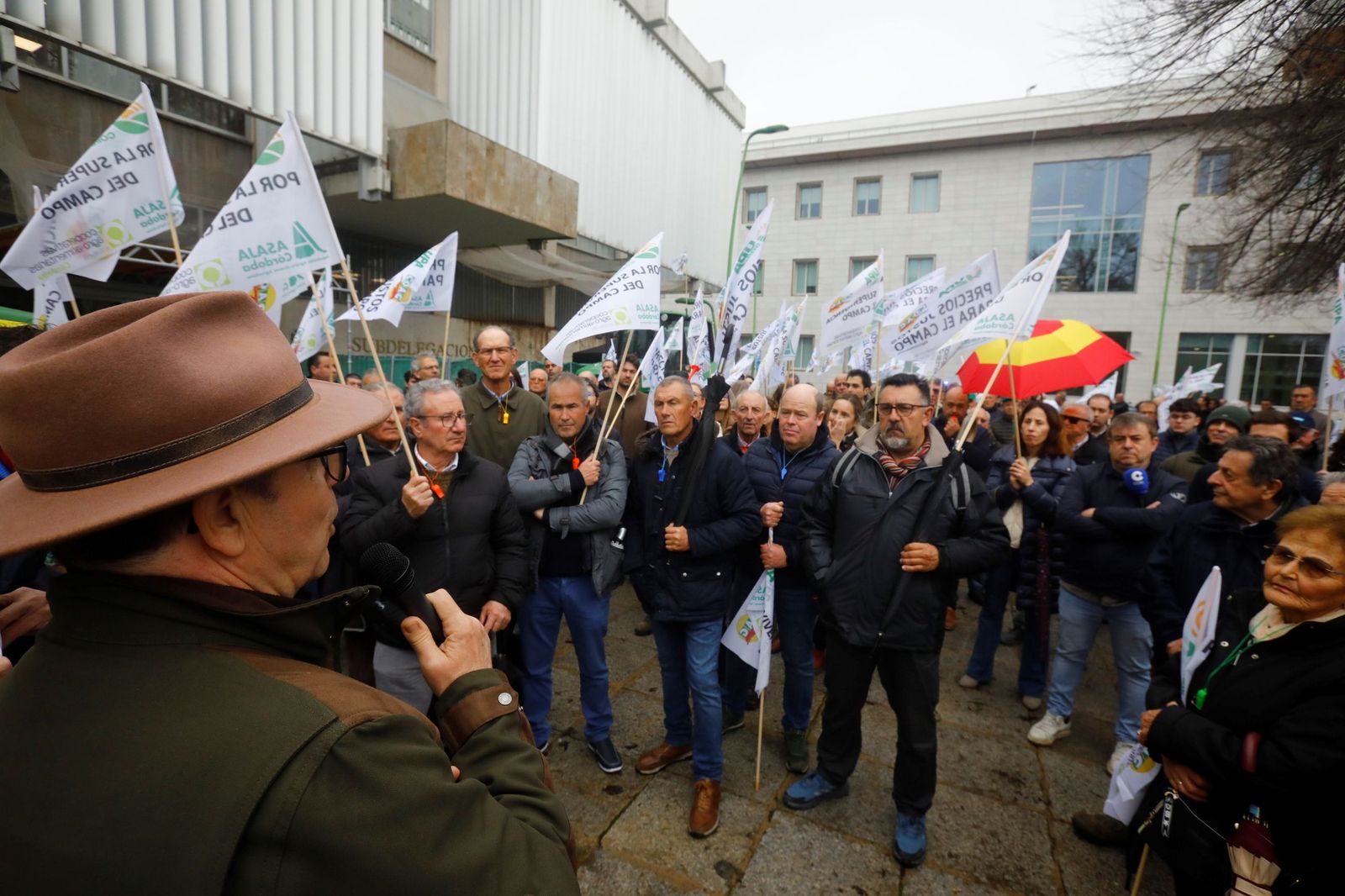 La protesta de los agricultores y ganaderos de Córdoba contra el acuerdo con Mercosur