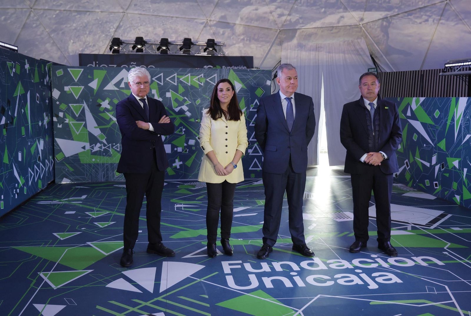 Las fotos de la gran cúpula de la Fundación Unicaja