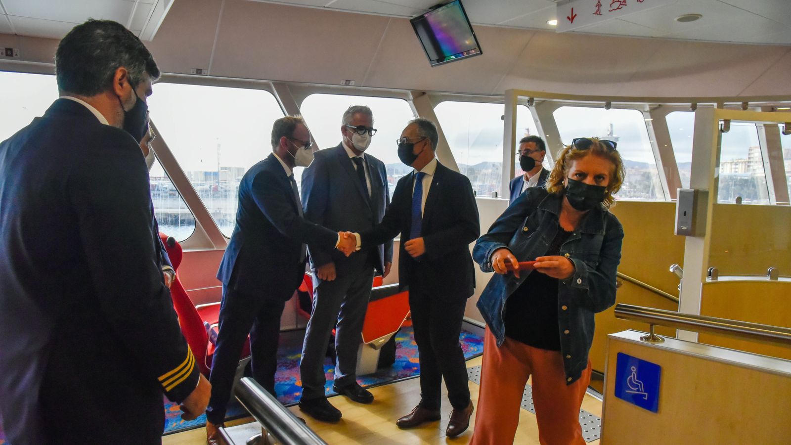 Las fotos de la inaguración del Ferry Levante Jet