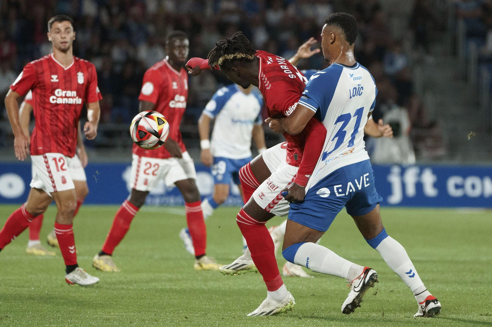 Luisc Williams en un partido con el Tenerife