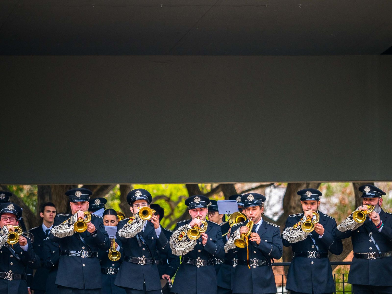Sones cofrades en el Parque: celebrado el certamen de bandas de Nazareno en San Fernando