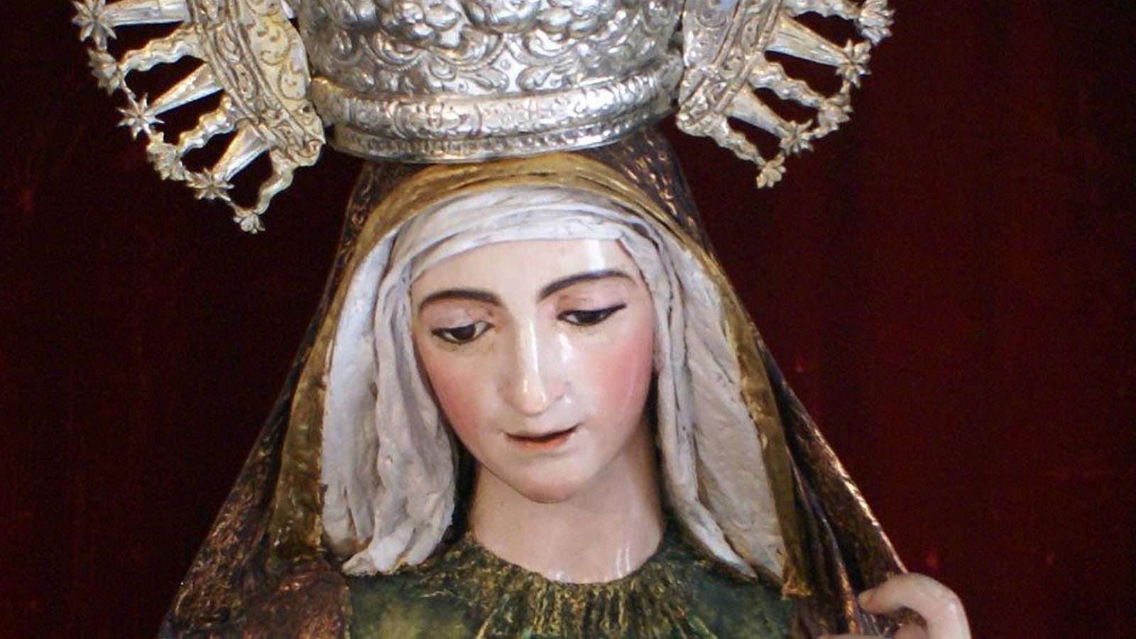 La Dolorosa que realizó para la Hermandad de la Quinta Angustia forma parte de la muestra.
