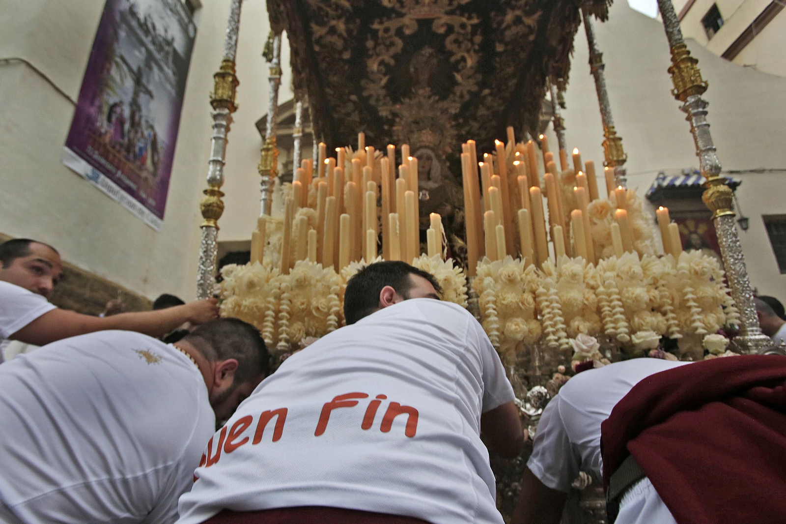 Sentencia tuvo que volver a su templo por la lluvia