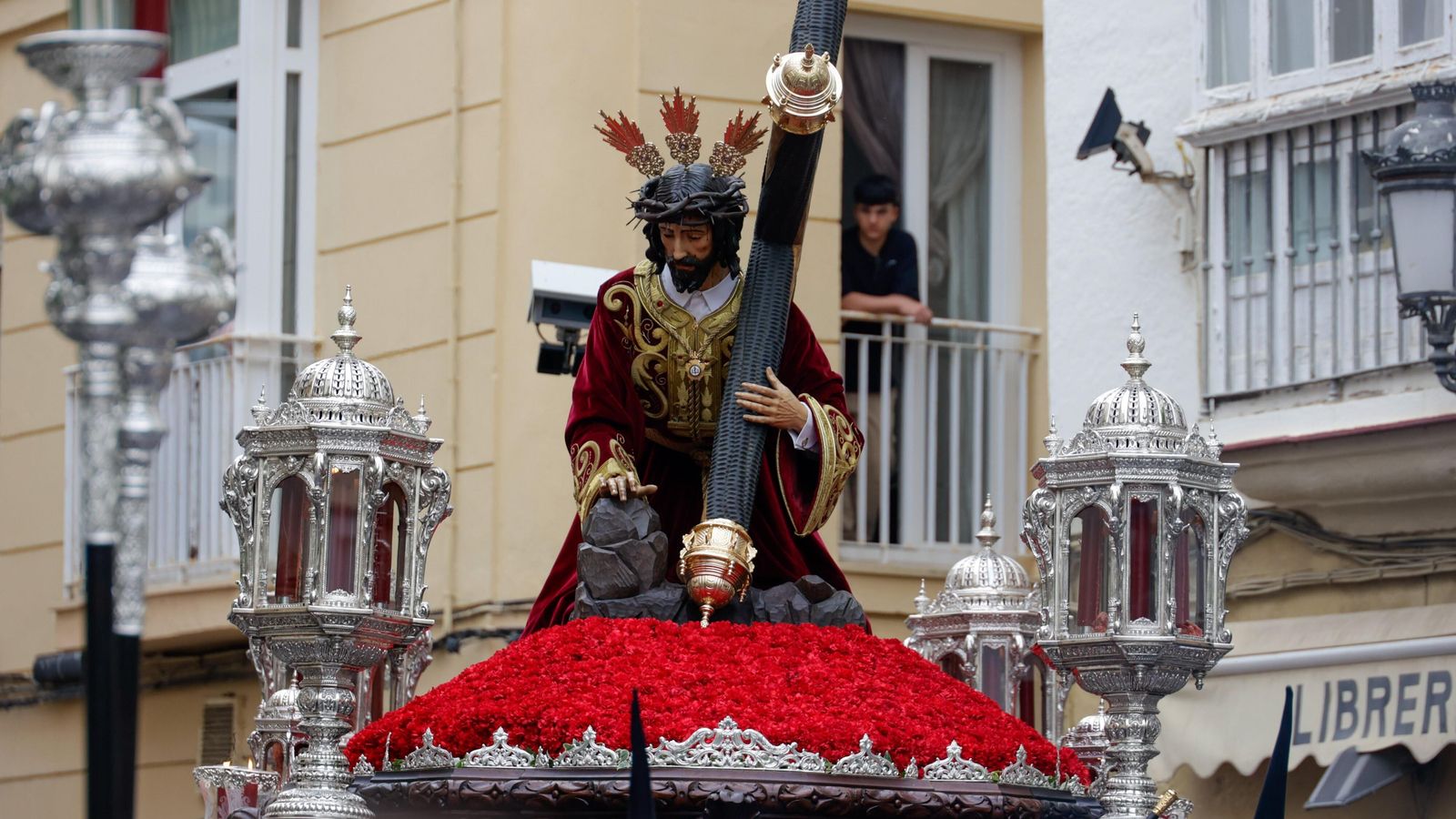Las imágenes de la cofradía de Jesús Caído de la Semana Santa de Cádiz 2023