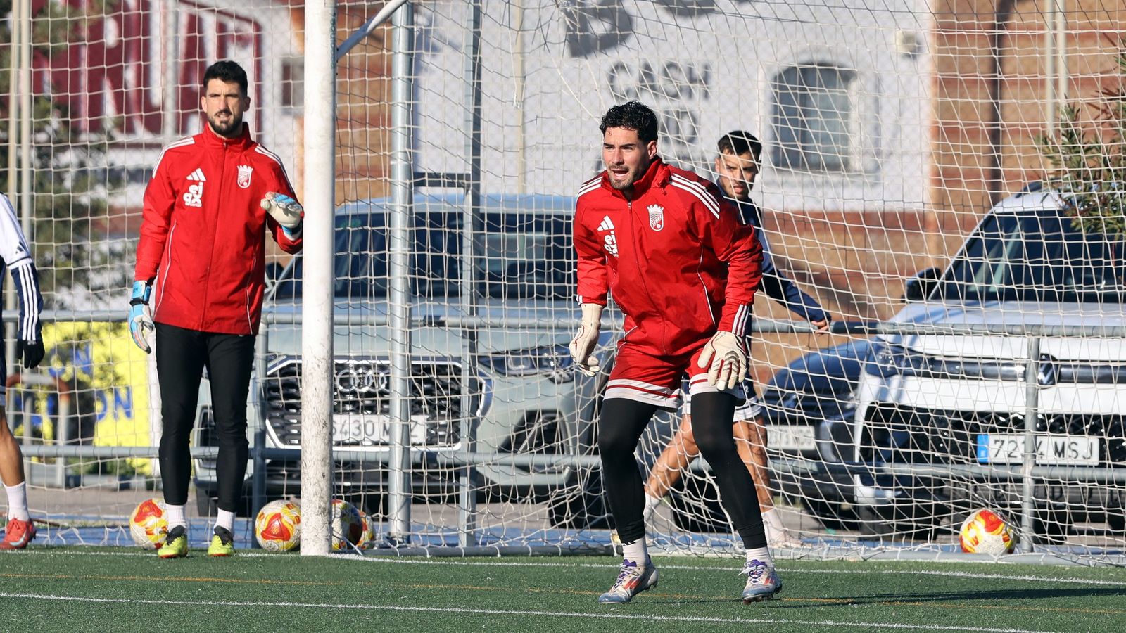 Imágenes del entrenamiento del Xerez CD en Picadueñas