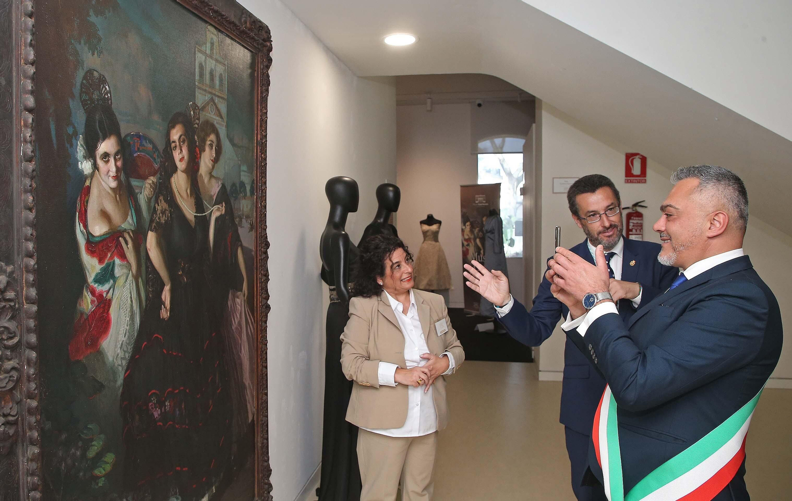 Fotos del acto de hermanamiento de La Línea con Buonabitacolo