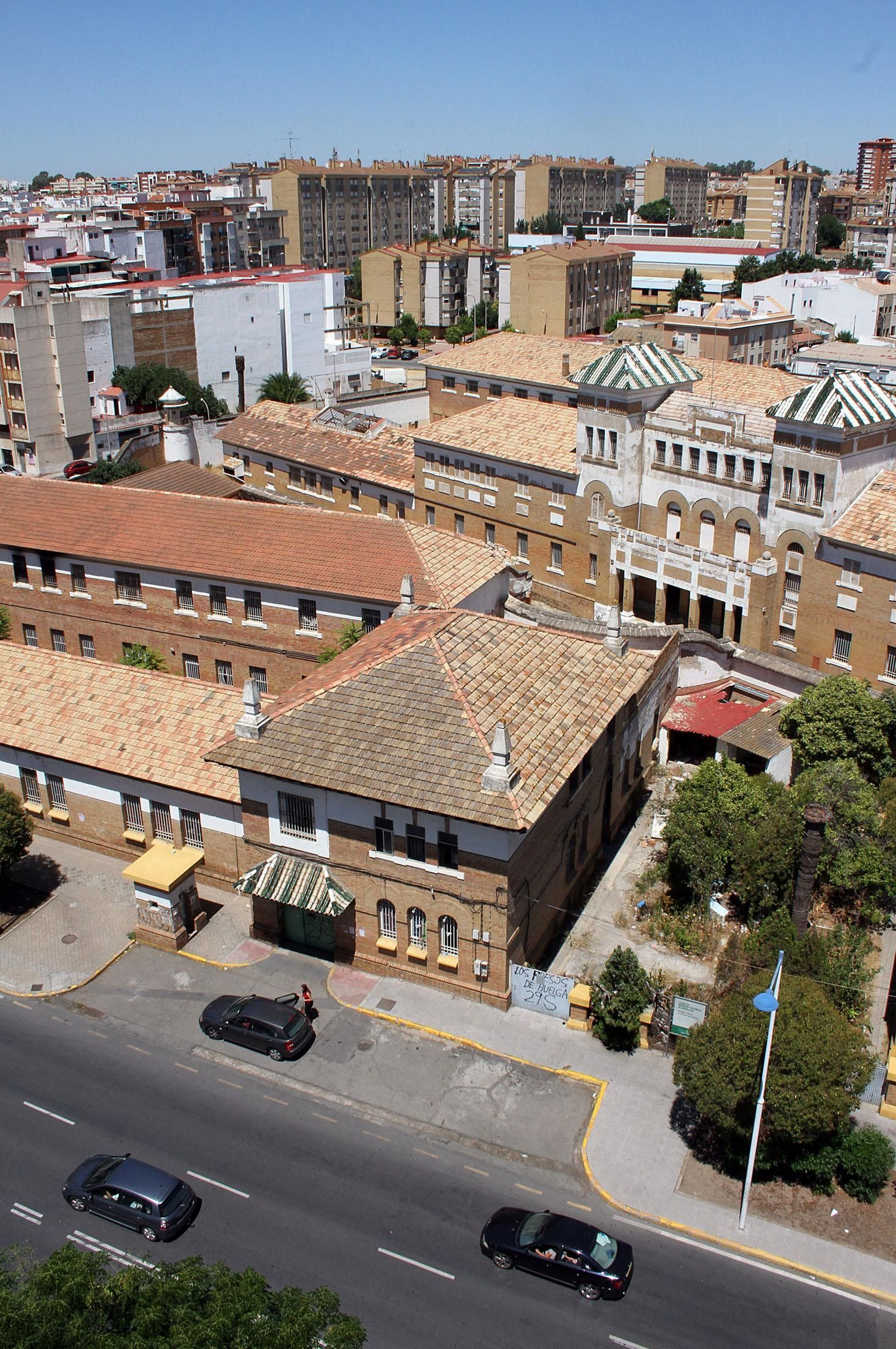 Imágenes de la antigua cárcel de Huelva durante estos últimos años