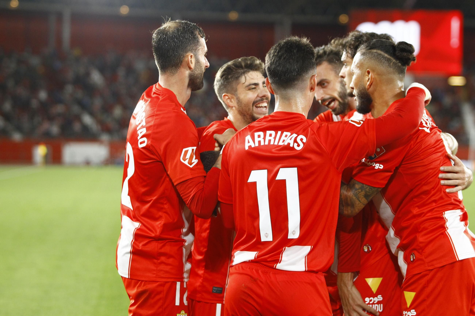 El partido U.D. Almería-Deportivo de La Coruña, en imágenes