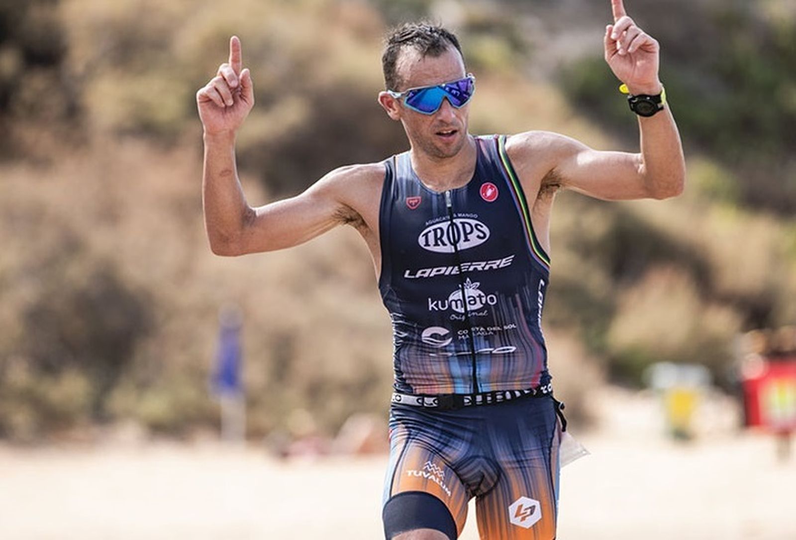 Rubén Ruzafa, en la carrera de Malta.