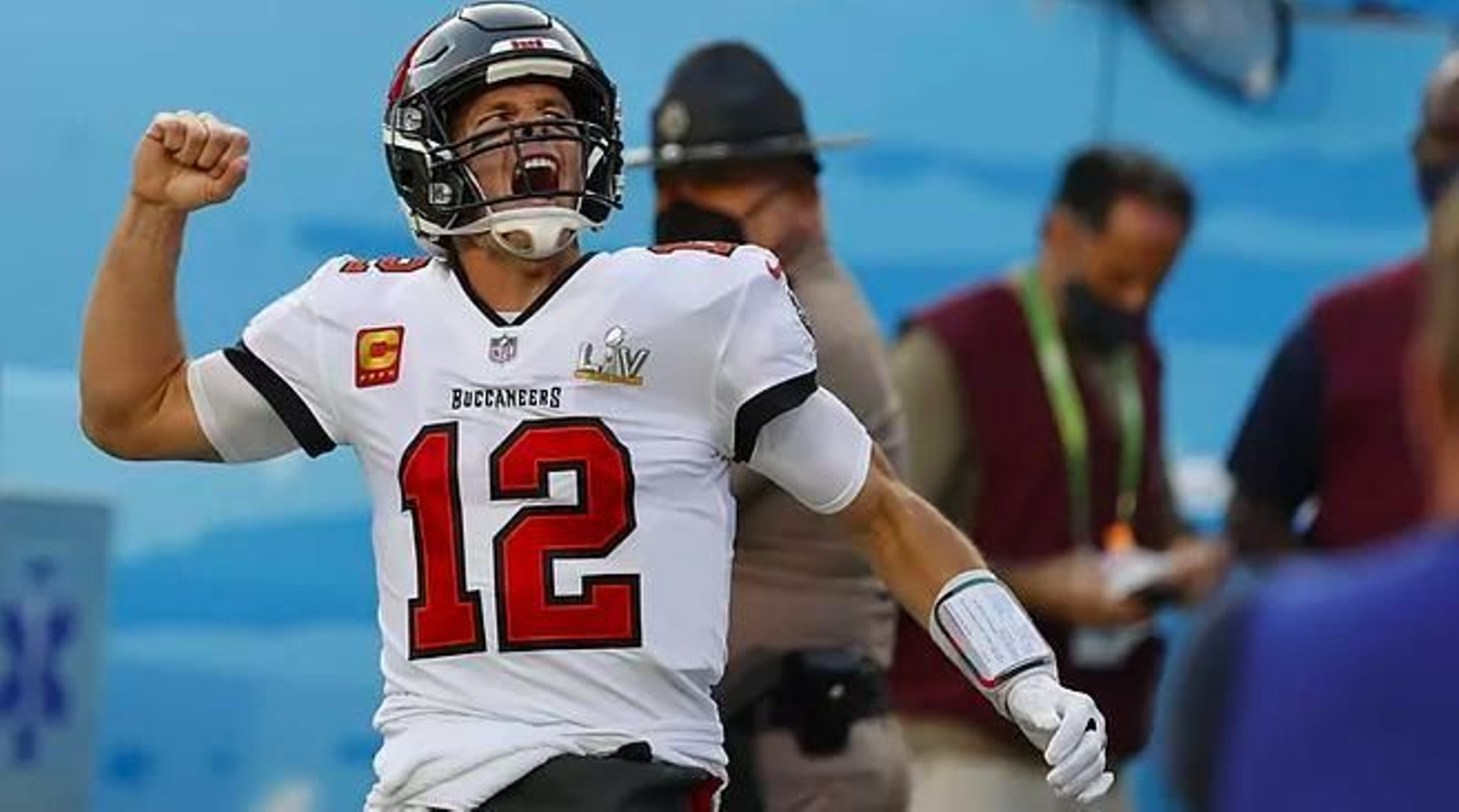 Tom Brady, con los Buccaneers, su último equipo.