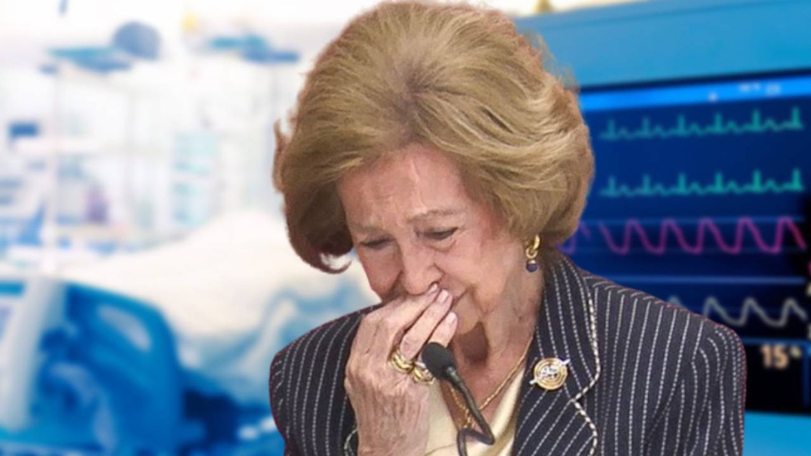 Máxima preocupación por el estado de salud de la Reina Sofía