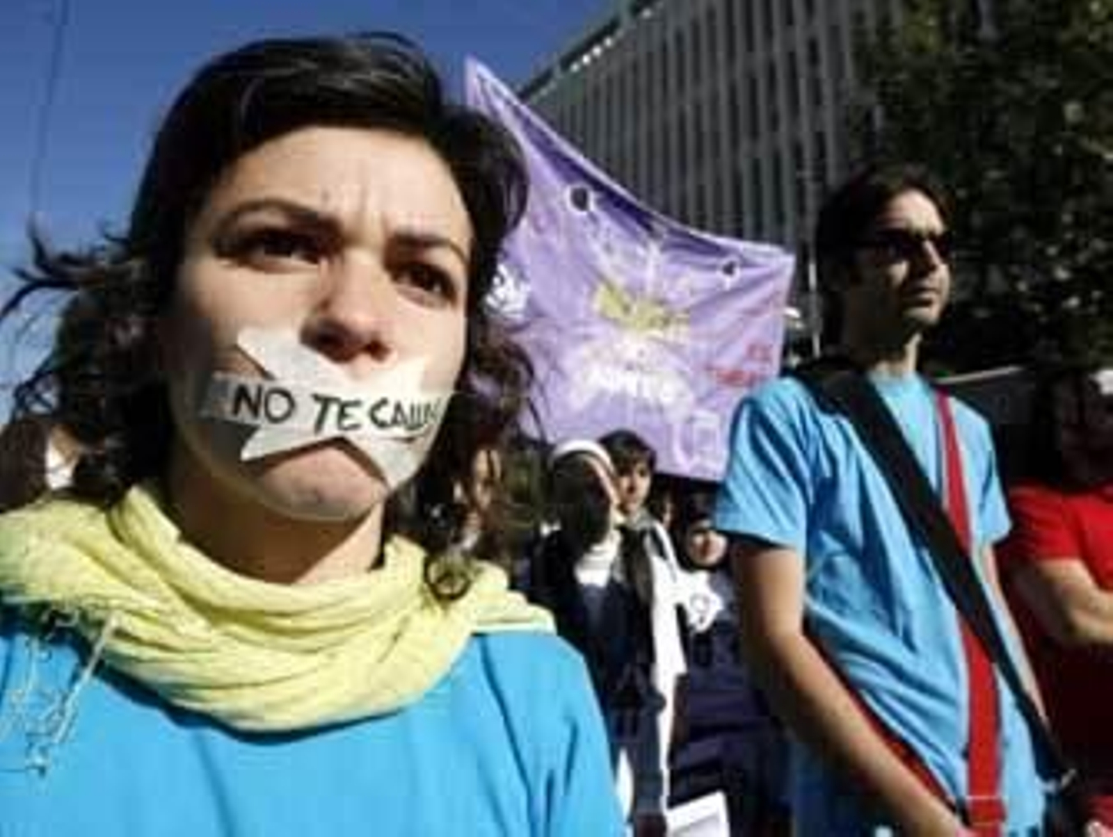 La sociedad está muy sensibilizada contra la violencia machista, como puede apreciarse en esta imagen de una manifestación. /J.M.
