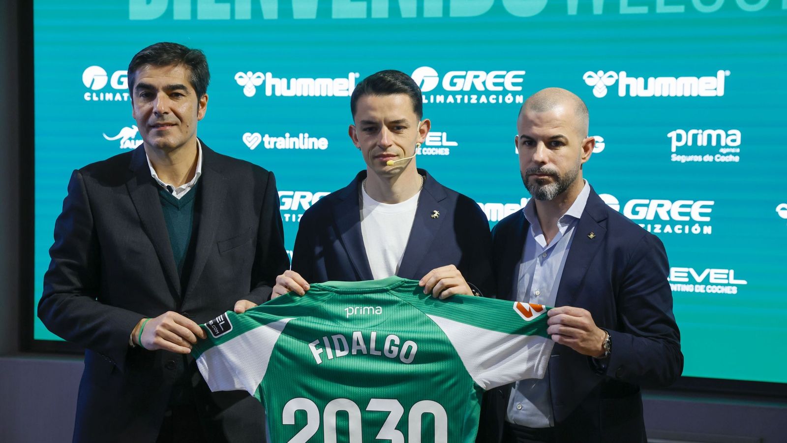 Ángel Haro, junto a Álvaro Fidalgo.