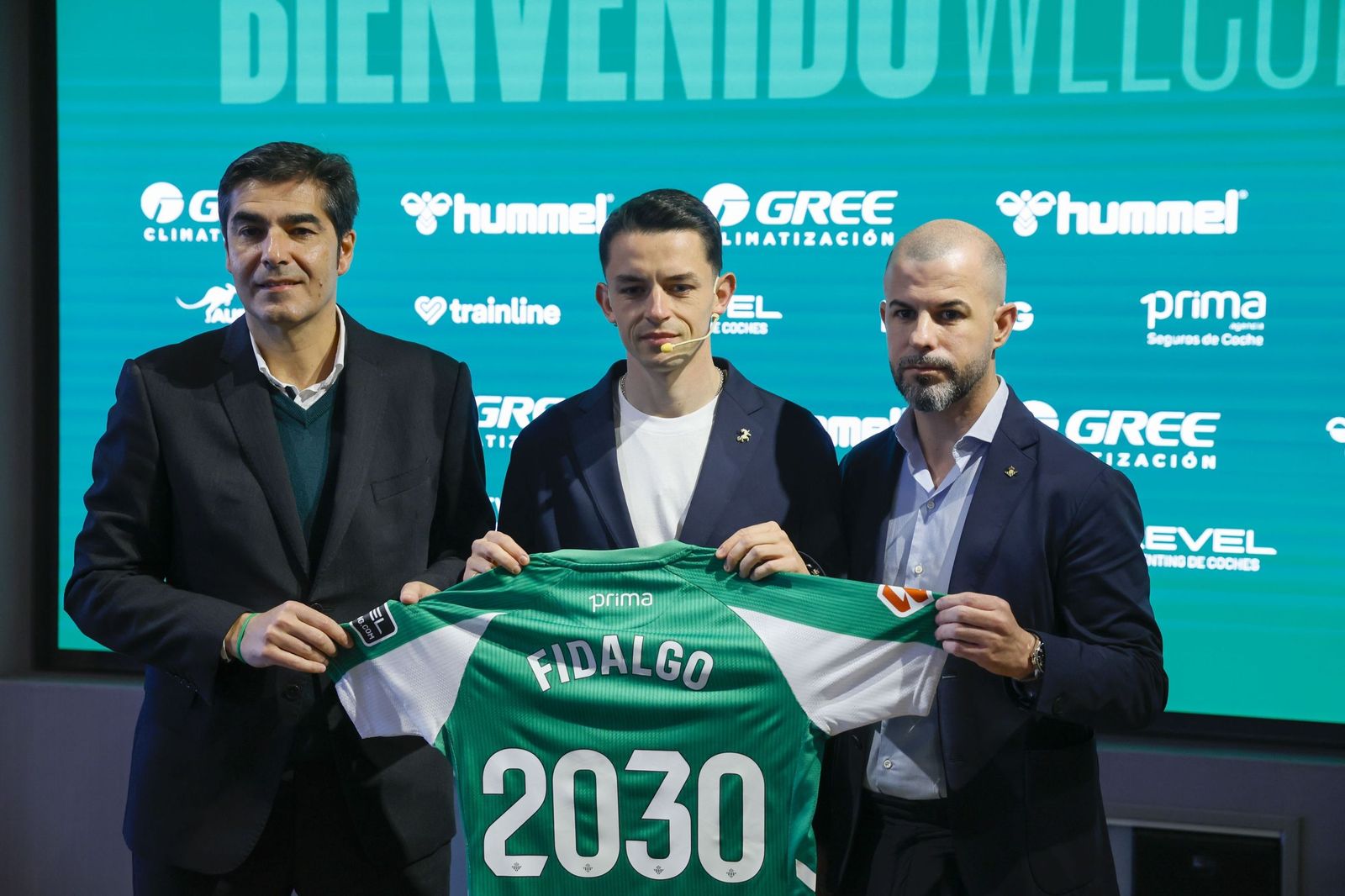 Ángel Haro, junto a Álvaro Fidalgo.