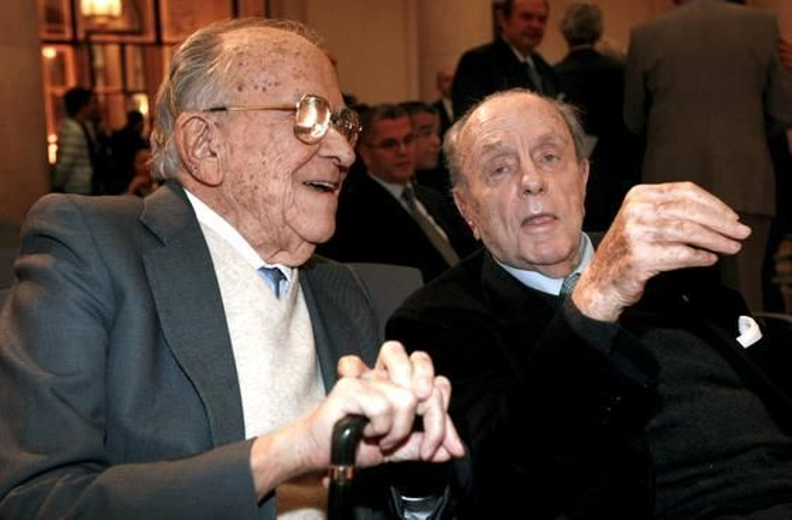 Santiago Carrillo con Manuel Fraga.

Foto: Efe/Afp photo/Reuters