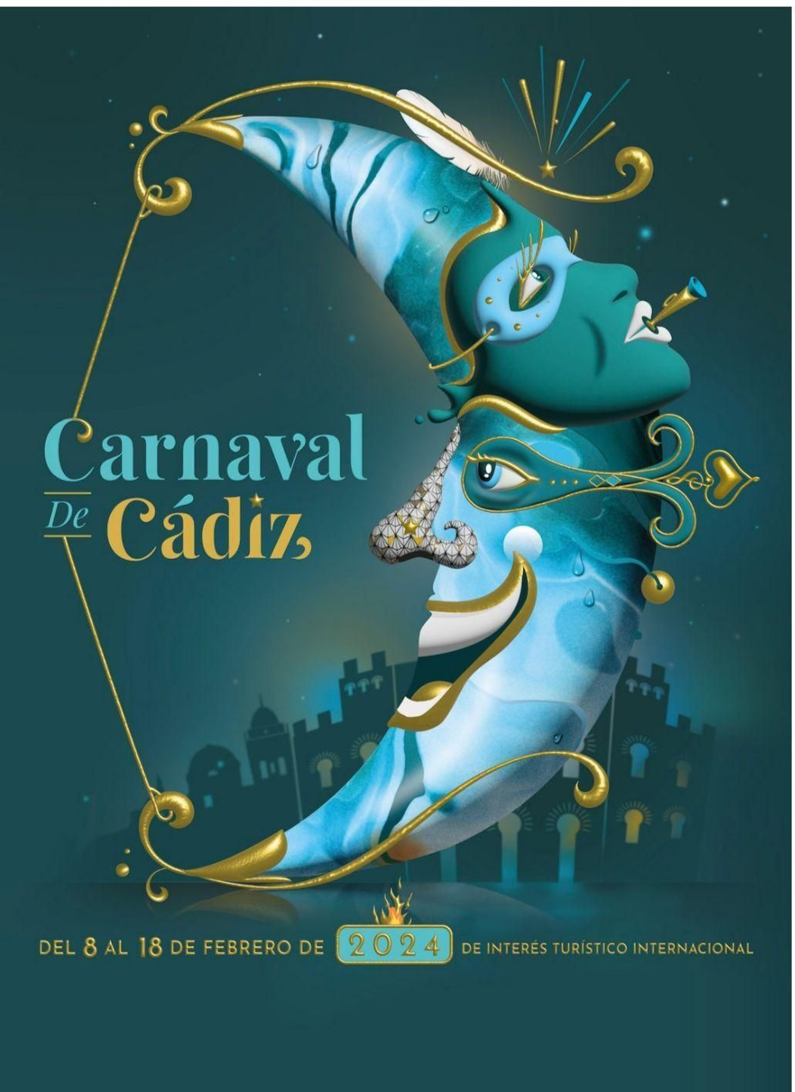Cartel del Carnaval de Cádiz 2024.