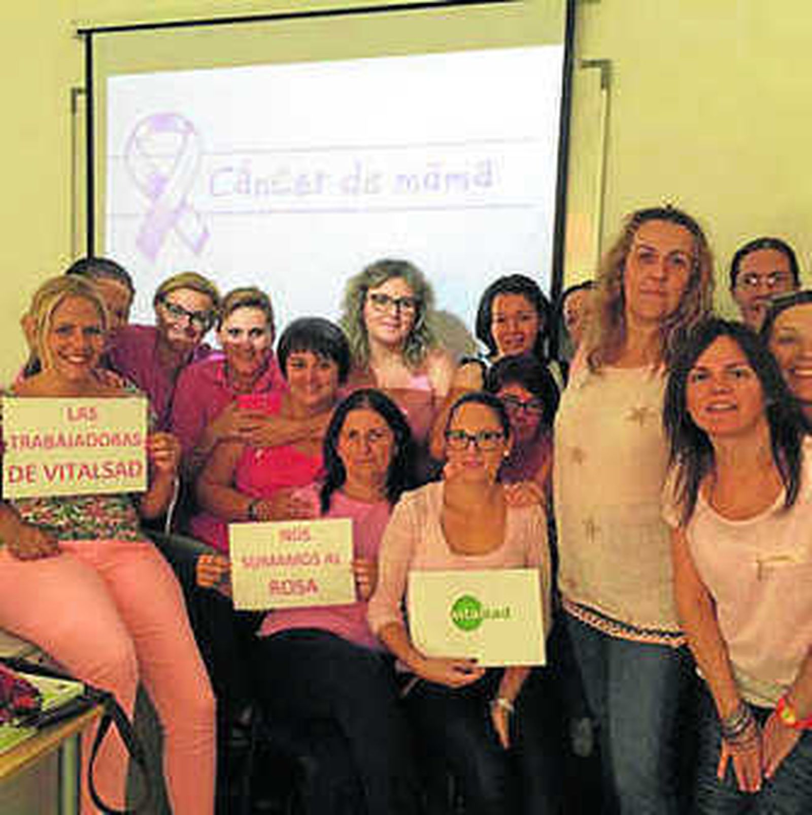 Antiguas trabajadoras Vitalsad.