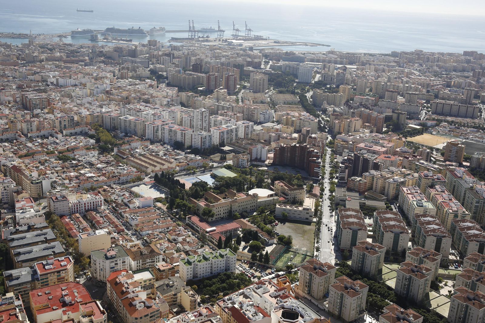 Vista del distrito Bailén-Miraflores.
