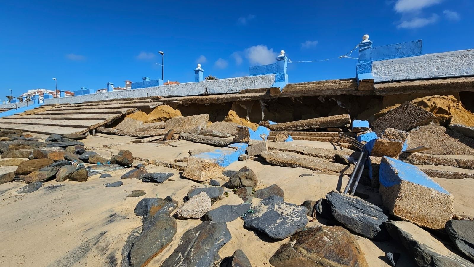 El paseo marítimo de Matalascañas.