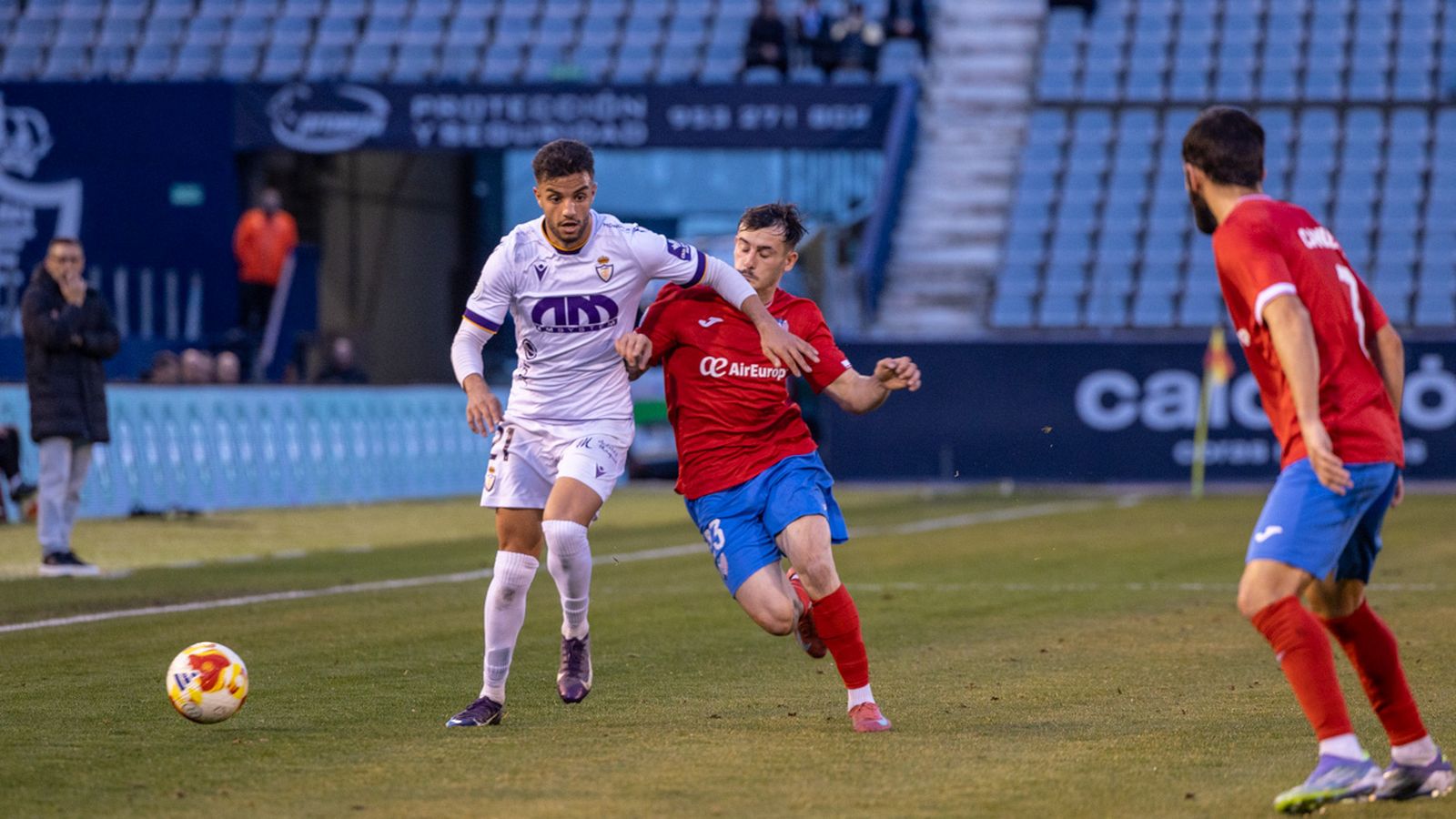 La posición de Moha fue una de las grandes novedades en el Real Jaén.