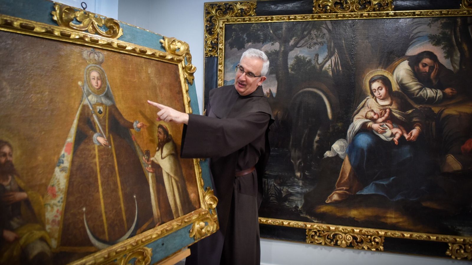 El nuevo cuadro de la Virgen del Carmen.