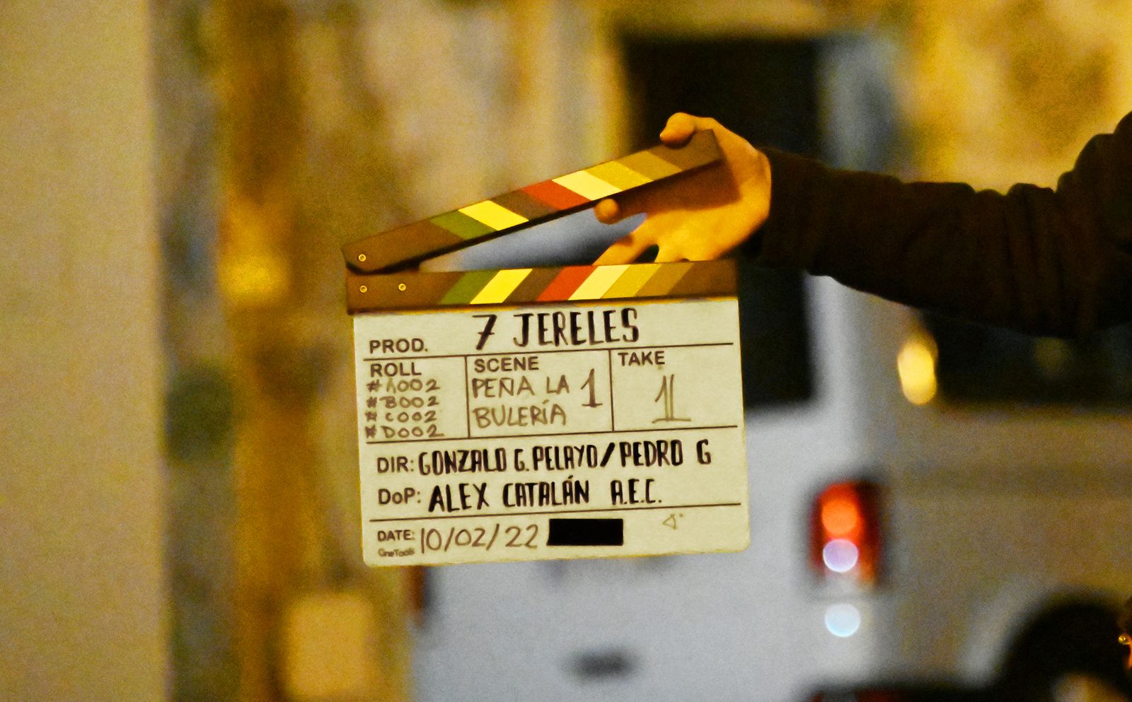 Rodaje de la película 'Siete Jereles' de Gonzalo García-Pelayo en Jerez