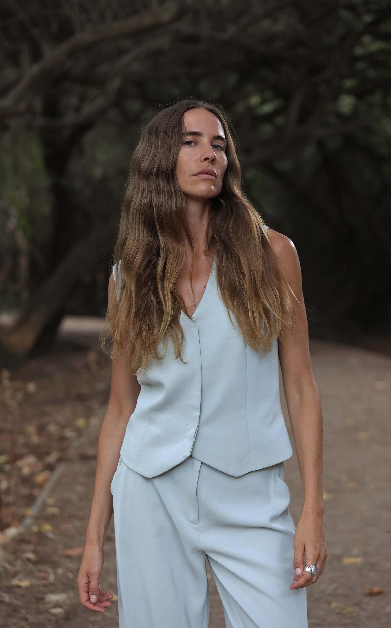 Fotos de Brisa Fenoy en la zona de Getares en Algeciras