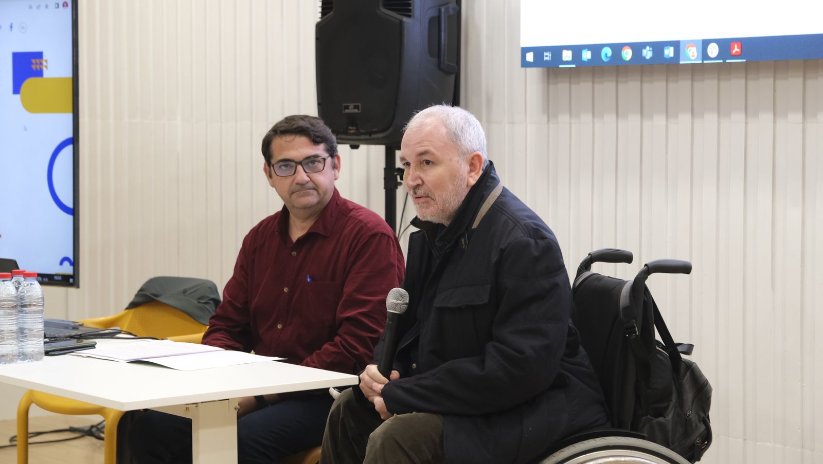 Imágenes de los talleres de inserción laboral de Verdiblanca en el Espacio Alma