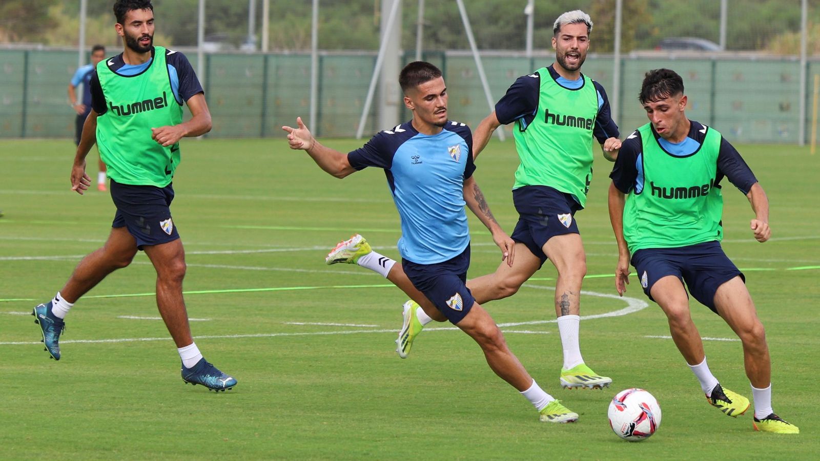 El Málaga CF prueba la Ciudad Deportiva de Arraijanal