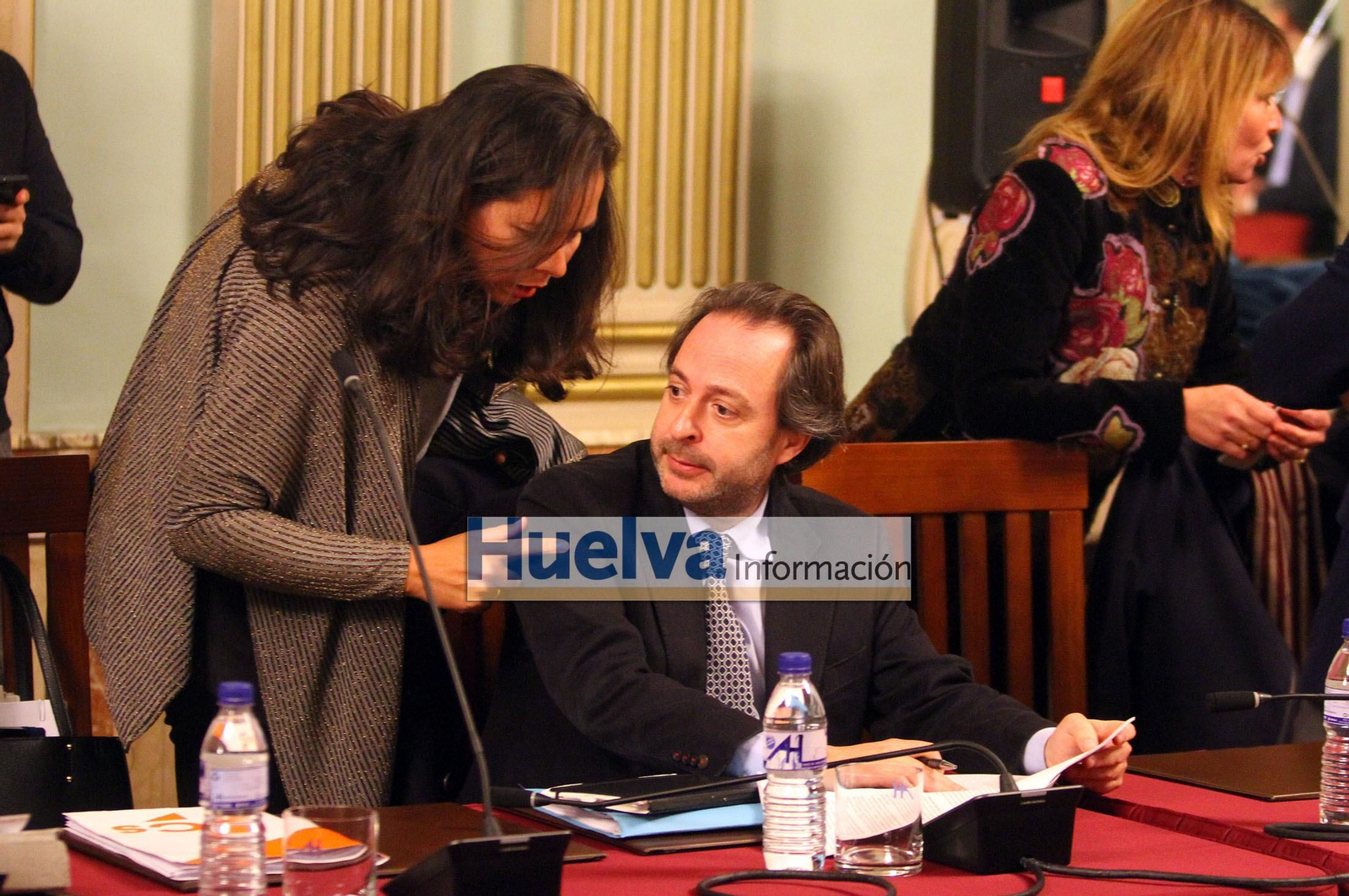 Imágenes del pleno en el ayuntamiento de Huelva para aprobar el pago de la deuda del Recre con Hacienda.