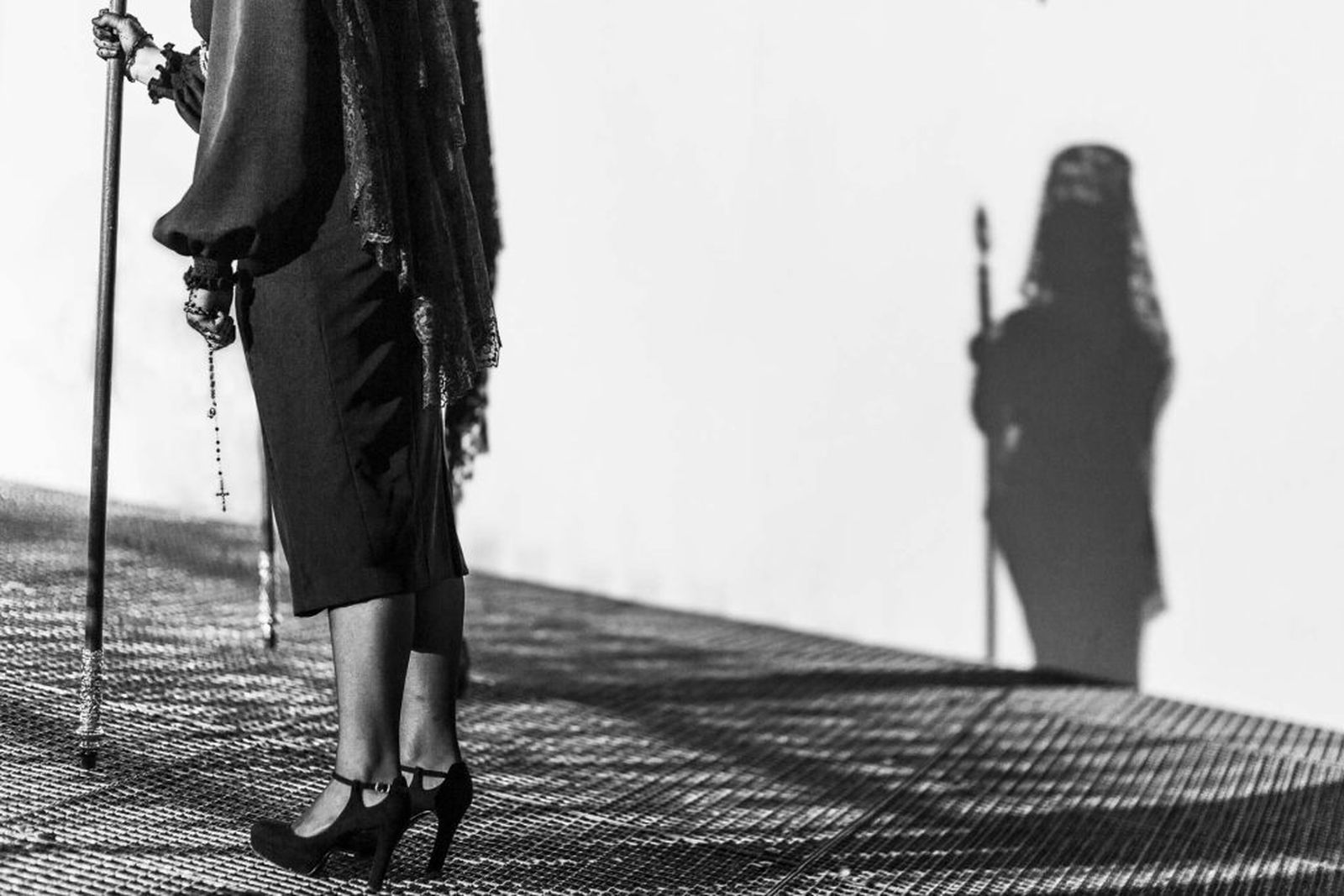 Accésit de la Federación Andaluza de Fotografía. 'Dos mantillas'.