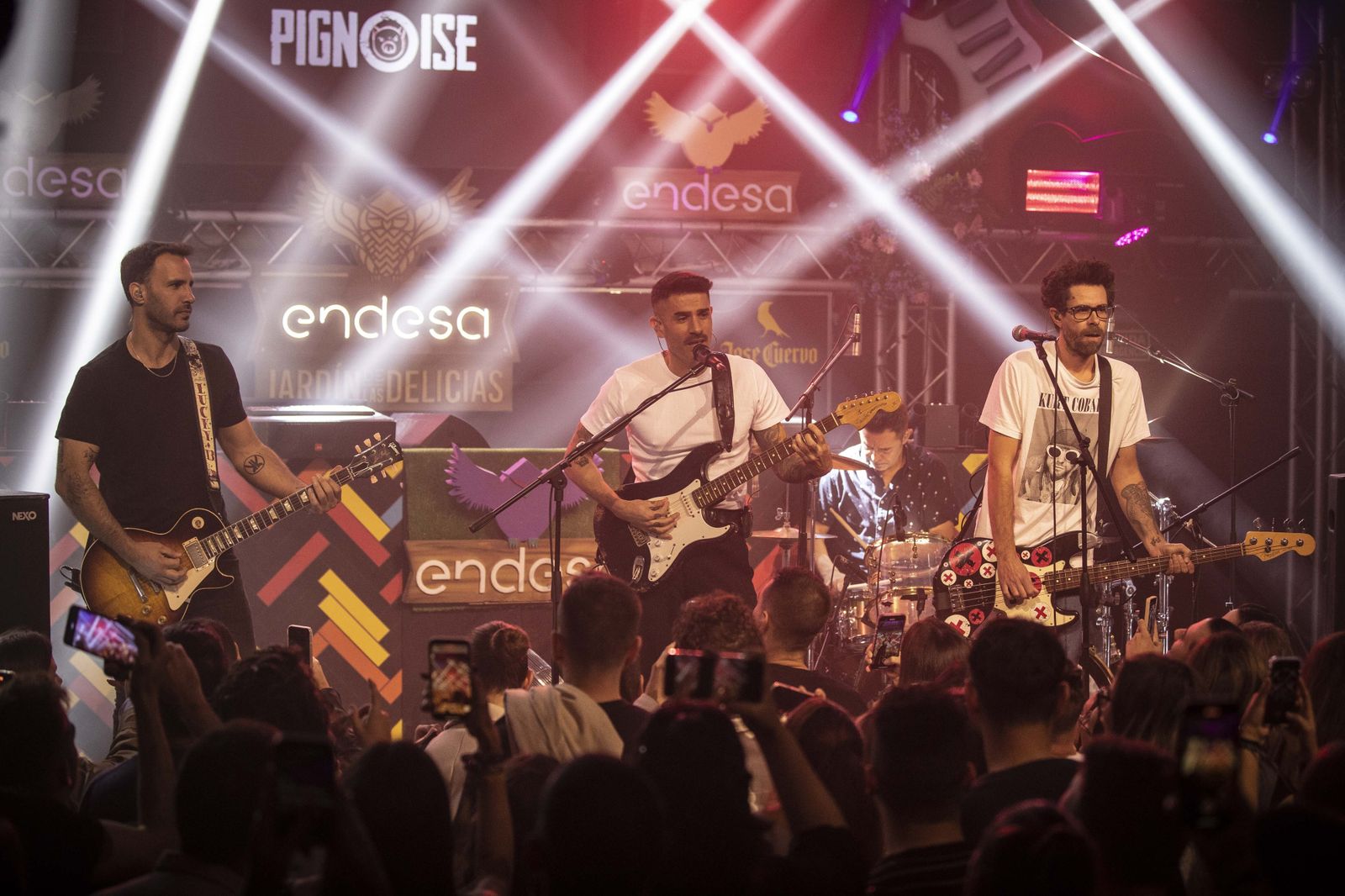 La música fue la velada Endesa Jardín de las Delicias que acogió el sábado Granada 10.