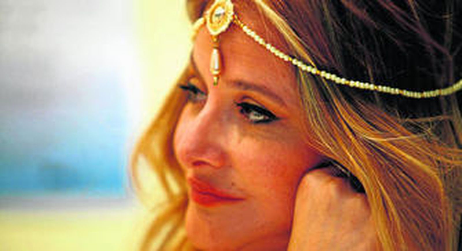 La periodista granadina, durante la presentación de su nueva novela.