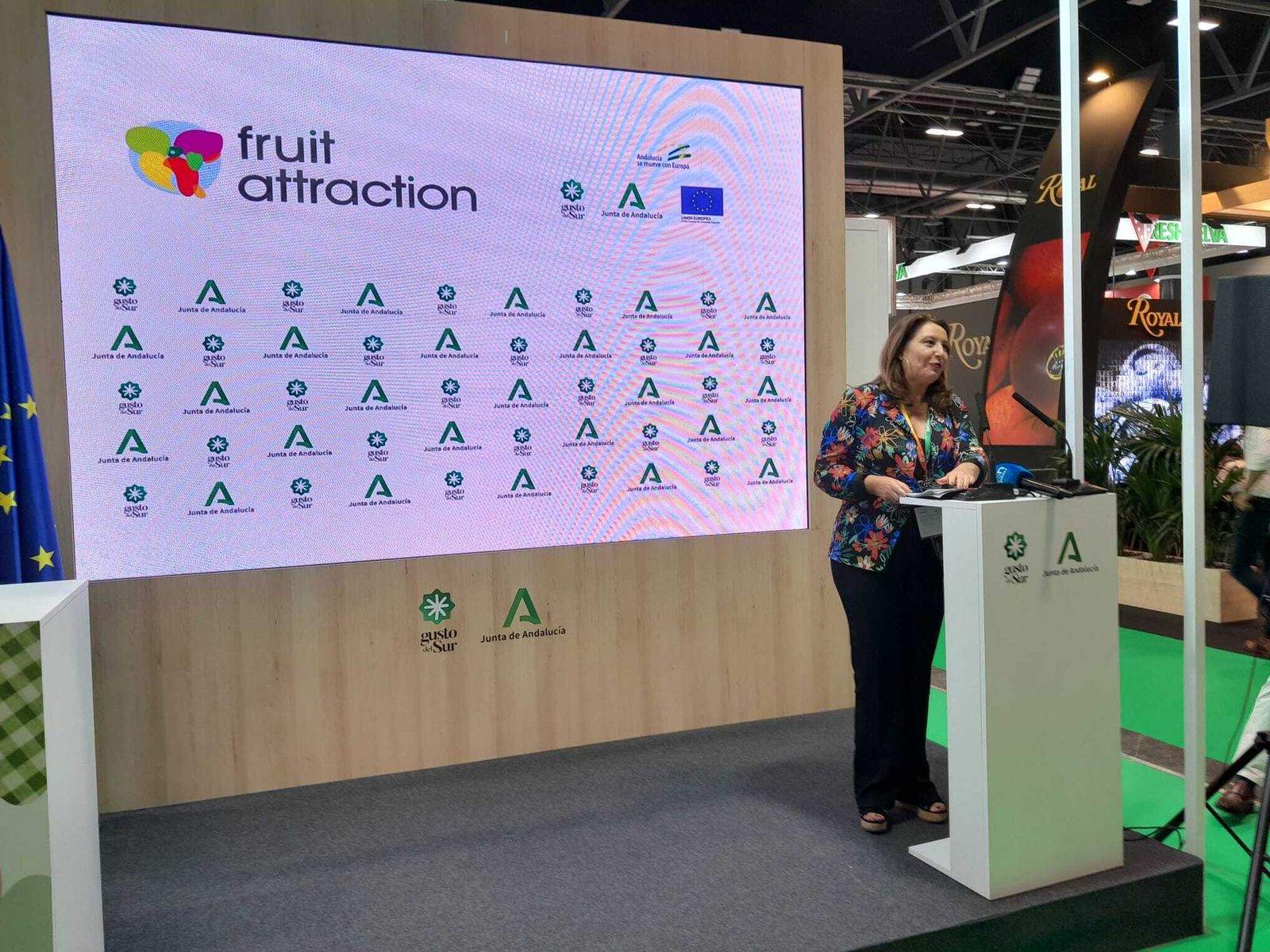 Rueda de prensa de Carmen Crespo en Fruit Attraction.