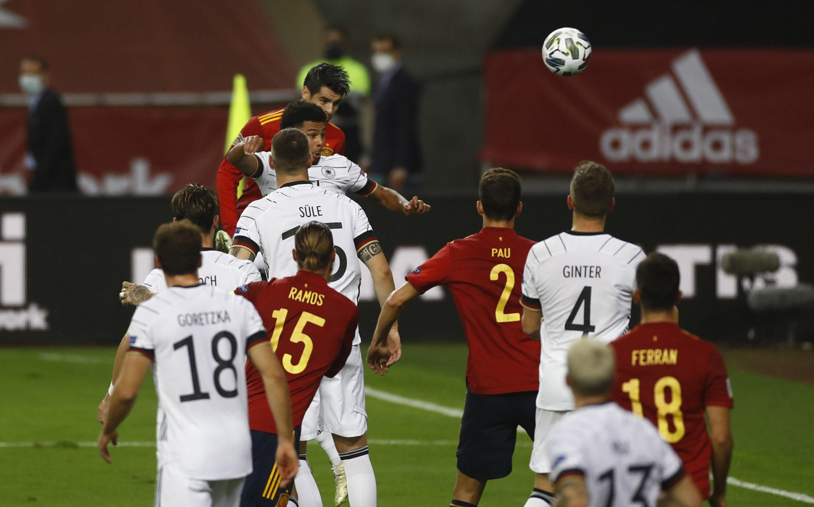 España-Alemania, en imágenes