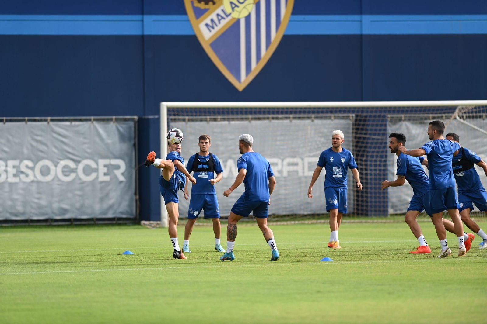 Las fotos del entrenamiento del Málaga CF preparando la visita a Burgos