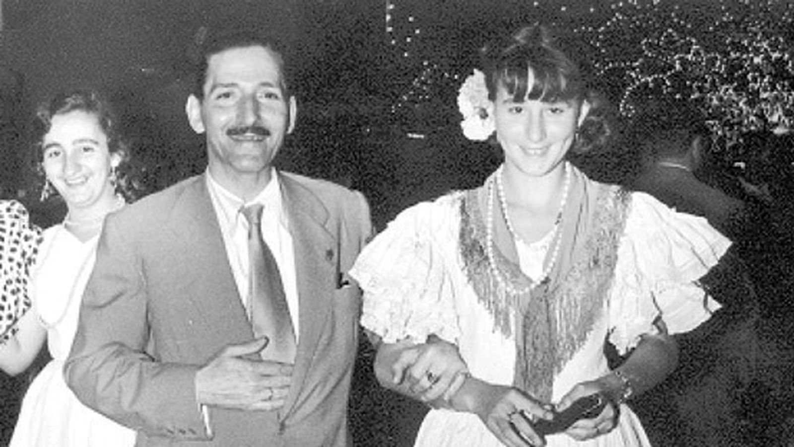 José Rivera con sus hija Anichi