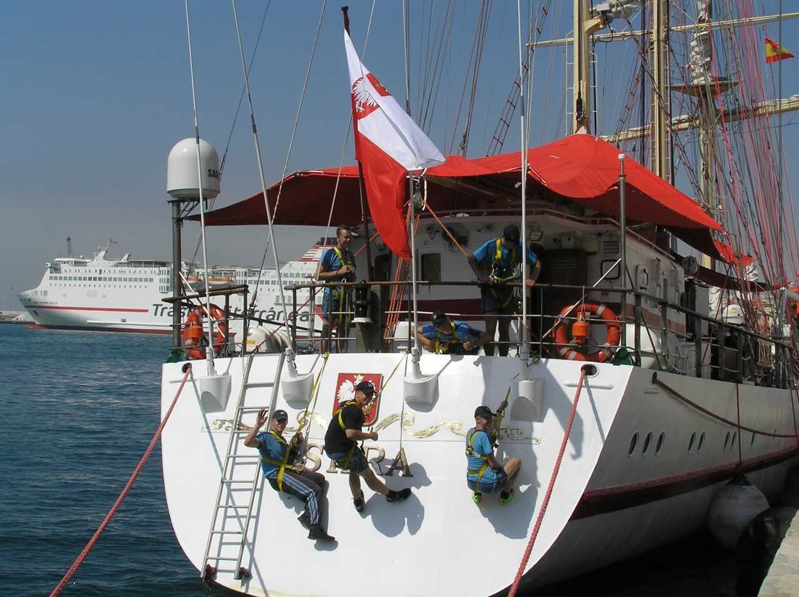 Las fotos del buque escuela de la marina de guerra polaca 'Iskra'