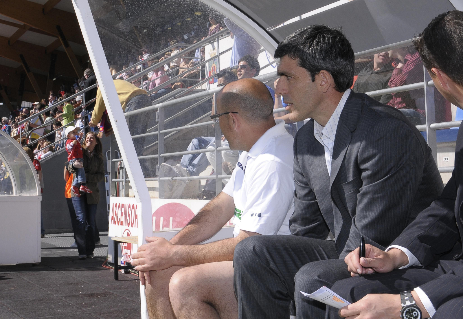 Las fotos de Marcelino Torrontegui en su etapa en el Málaga