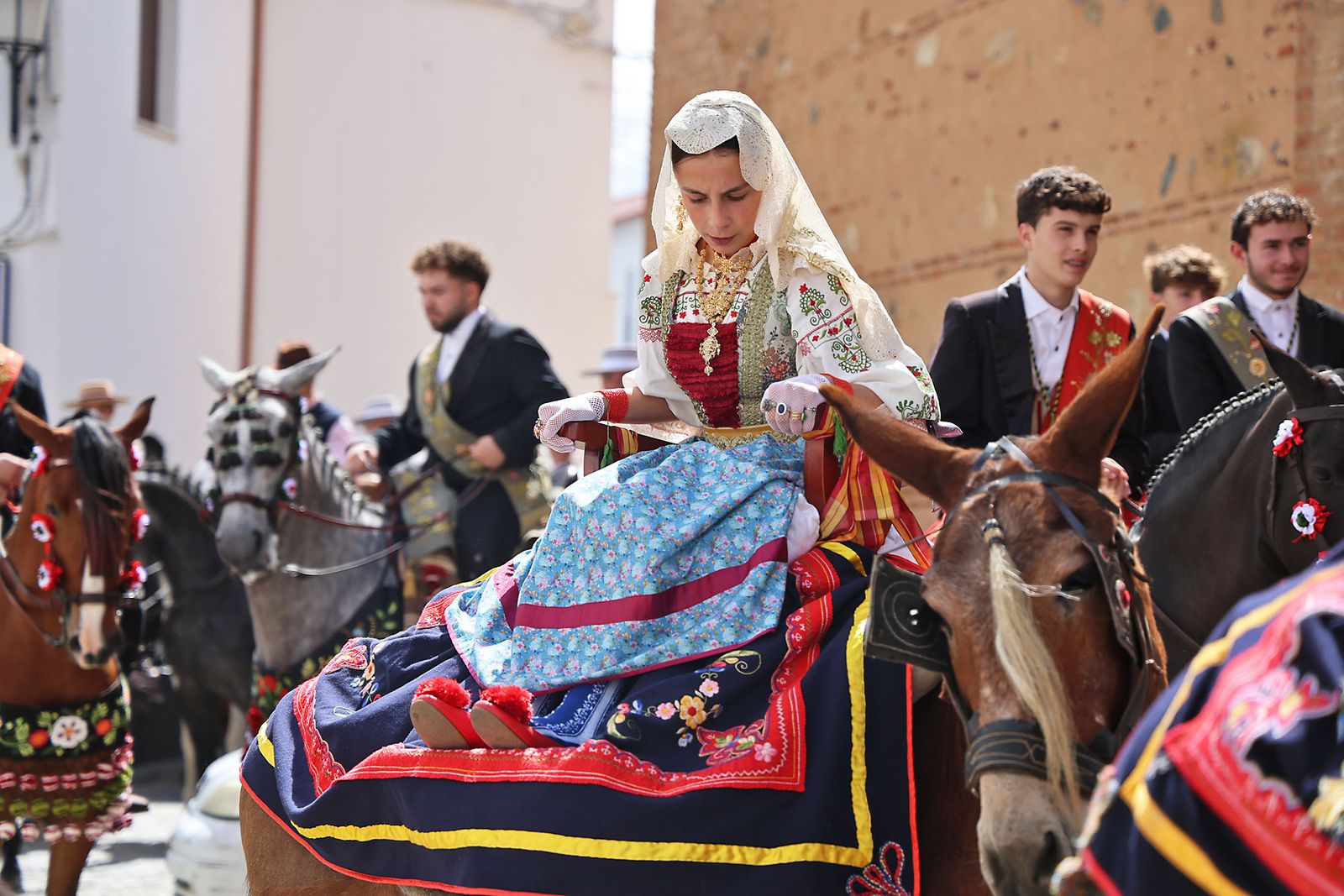 Las imágenes de la romería de San Benito Abad en el Cerro del Andévalo de Huelva