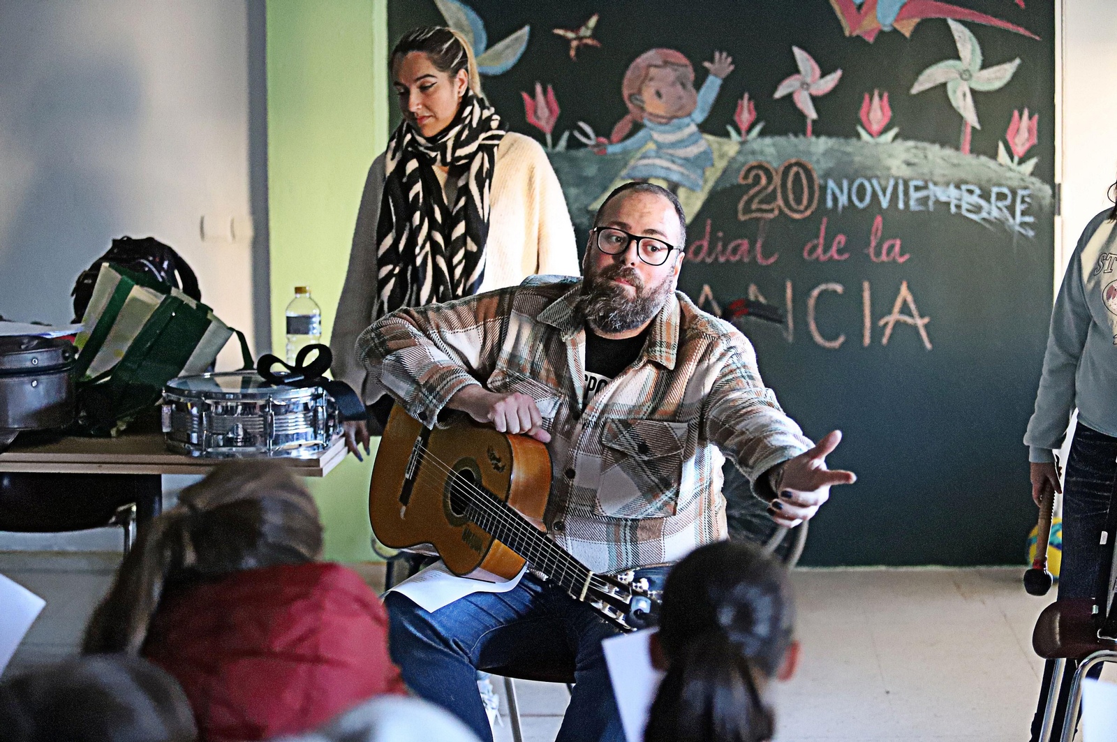 Imágenes del aula de Carnaval del Colegio de la Hispanidad