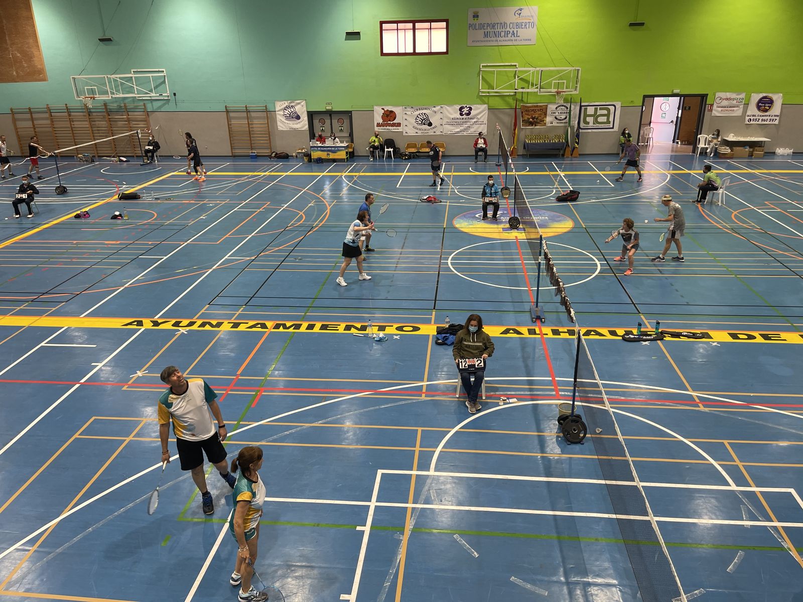 Bádminton en Alhaurín de la Torre.