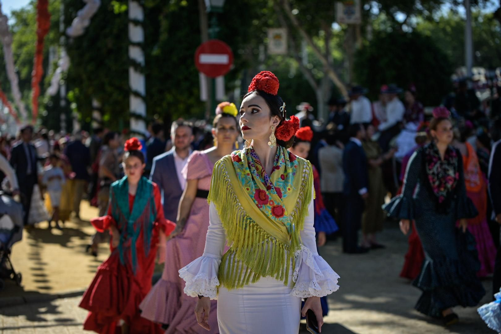 Ambiente de feria en el Real