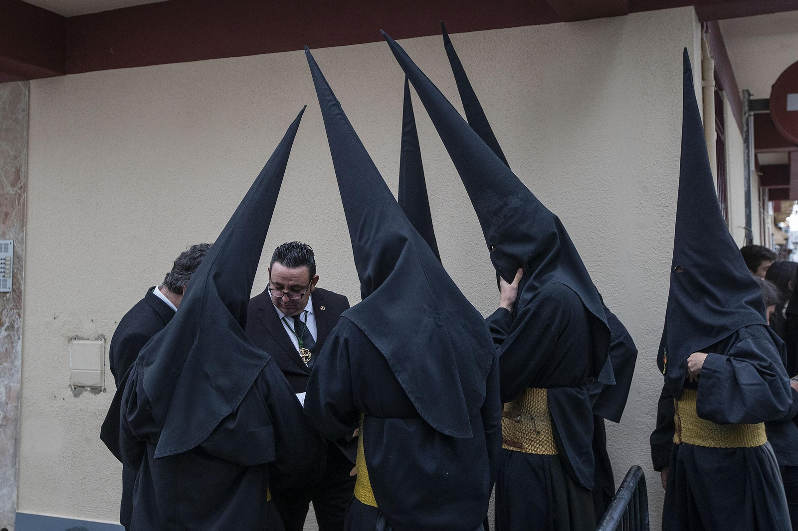 Vera Cruz, las imágenes de un Miércoles Santo frustrado