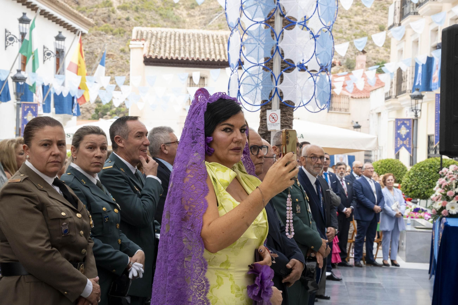Las imágenes de la misa y procesión en Macael por las fiestas en honor a Nuestra Señora del Rosario